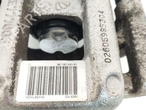 Left rear brake caliper PEUGEOT RIFTER 1.5 BlueHDi 130 | BP11605016M107 
