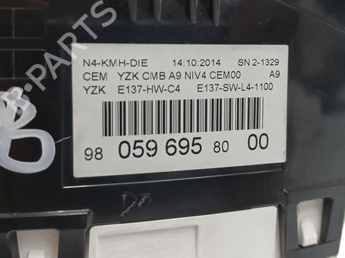 Instrument cluster PEUGEOT 2008 I (CU_) 1.6 HDi | BP18473445C47 