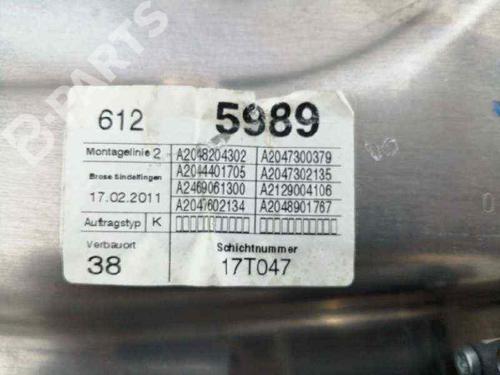 Rear left window mechanism MERCEDES-BENZ C-CLASS (W204)  | BP5129225C24 