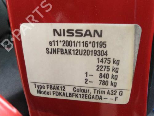 Right rear door NISSAN MICRA III (K12) 1.2 16V | BP12957989C5 