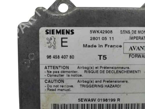 ECU airbags PEUGEOT 307 (3A/C) 2.0 HDi 90 | BP23124147M53 