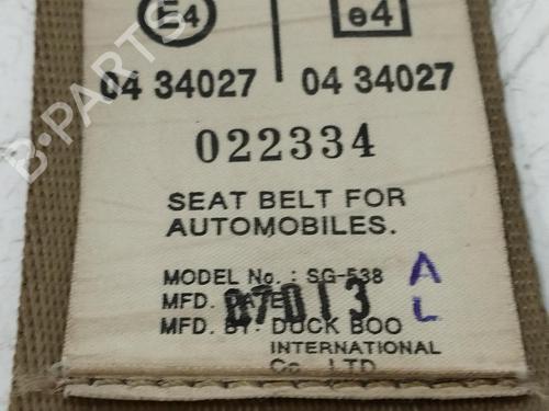 Sicherheitsgurt hinten mitte SSANGYONG RODIUS I 2.7 Xdi | BP12534602I27 