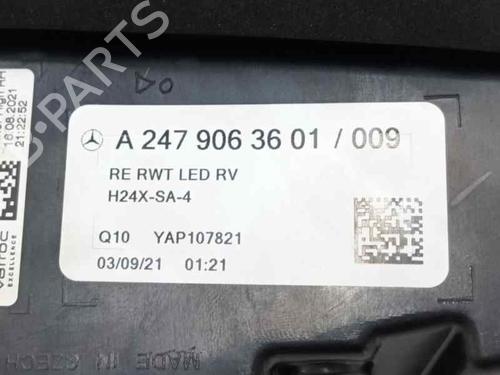 Right tailgate light MERCEDES-BENZ GLA (H247) GLA 200 d (247.712) | BP26553791C80 