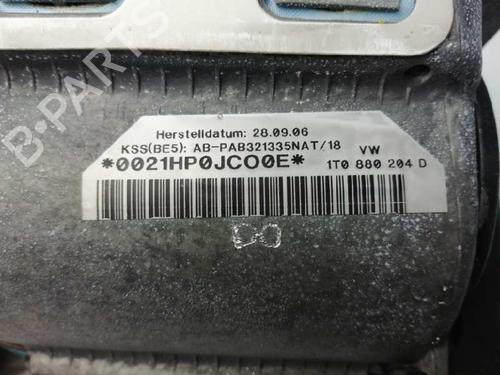 Passasjer kollisjonspute VW TOURAN (1T1, 1T2) 1.9 TDI | BP8489666C10 