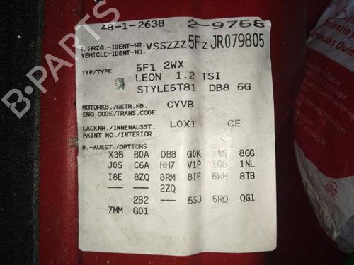 Front wiper motor SEAT LEON (5F1) 1.2 TSI | BP4018468M29 