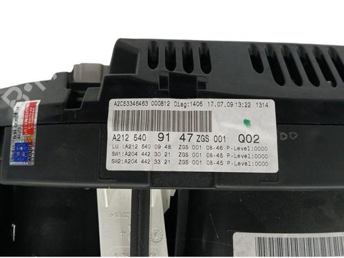 Instrument cluster MERCEDES-BENZ E-CLASS Coupe (C207) E 250 CDI / BlueTEC / d (207.303, 207.304) | BP17641182C47