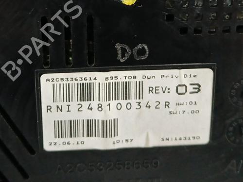 Instrument cluster RENAULT MEGANE III Hatchback (BZ0/1_, B3_) 1.5 dCi | BP17457483C47 