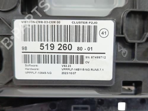 Instrument cluster OPEL CORSA F (P2JO) 1.2 (68) | BP33656733C47  - Image 6
