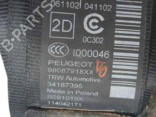 Rear right seatbelt PEUGEOT 308 II (LB_, LP_, LW_, LH_, L3_) 1.2 THP 130 | BP26978807I28 