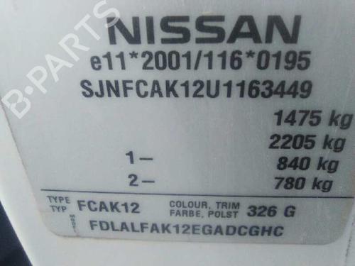 Engine control unit (ECU) NISSAN MICRA III (K12)  | BP5575811M57 