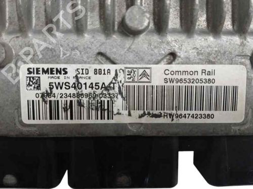 Engine control unit (ECU) PEUGEOT 307 (3A/C) 2.0 HDi 90 | BP23085204M57 - Image 5