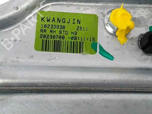 Rear right window mechanism MG MG ZS SUV (AZS1) 1.5 VTi | BP23959581C25 