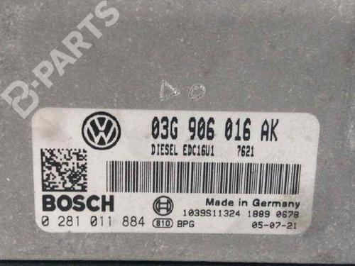 Engine control unit (ECU) SEAT LEON (1P1) 1.9 TDI | BP10010162M57 