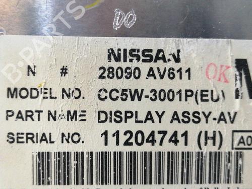 Display monitor NISSAN PRIMERA (P12) 2.2 Di | BP10912512C48