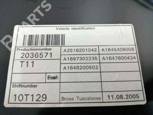 Rear right window mechanism MERCEDES-BENZ M-CLASS (W164) ML 300 CDI 4-matic (164.121) | BP5015671C25 