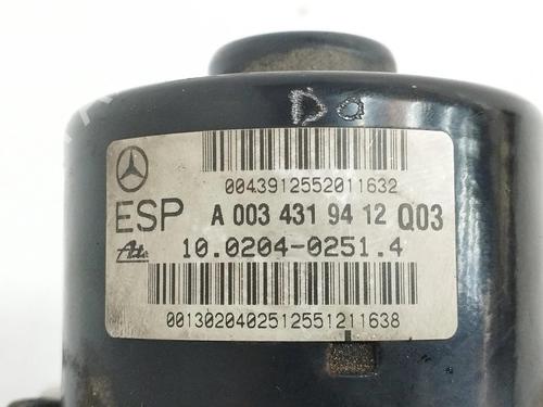 ABS pump MERCEDES-BENZ C-CLASS (W203)  | BP10924758M43 