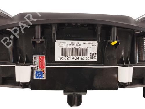 Instrument cluster CITROËN C3 II (SC_)  | BP15964111C47 