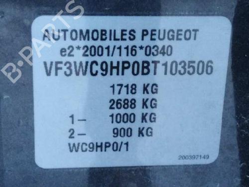 Rear parcel shelf PEUGEOT 207 (WA_, WC_)  | BP9305537C85 