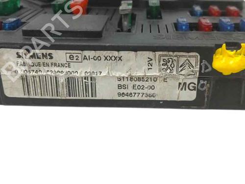Fuse box PEUGEOT 206 CC (2D) 1.6 16V (2DNFUF, 2DNFUR) | BP23577429E1 