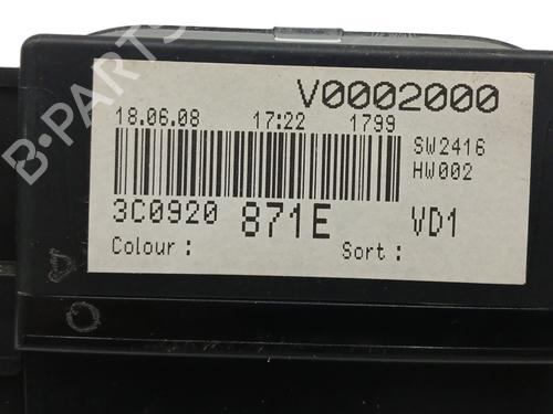 Instrument cluster VW PASSAT B6 (3C2) 2.0 TDI 16V | BP18267621C47 