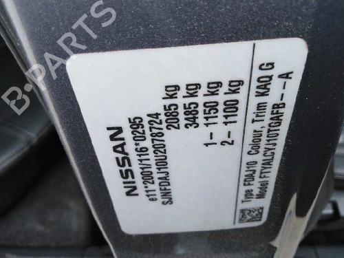 Armrest / Center console NISSAN QASHQAI I (J10, NJ10) 2.0 dCi | BP11285434I20 