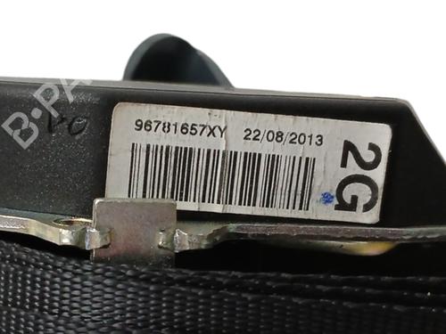 Rear left seatbelt PEUGEOT 2008 I (CU_) 1.6 HDi | BP18680995I29 