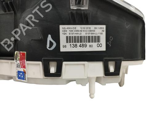 Instrument cluster PEUGEOT 208 I (CA_, CC_) 1.6 BlueHDi 100 | BP16984931C47