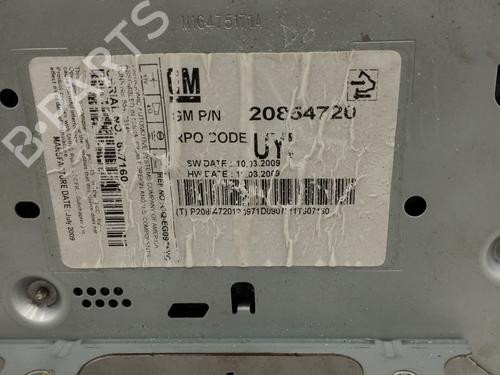 Radio CHEVROLET CRUZE (J300) | BP13569488E6