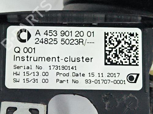 Instrument cluster SMART FORFOUR Hatchback (453) electric drive / EQ (453.091) | BP34507296C47  - Image 5