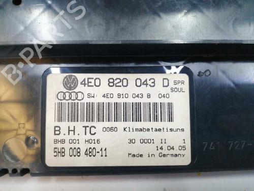 Climate control AUDI A8 D3 (4E2, 4E8)  | BP7243155I5 