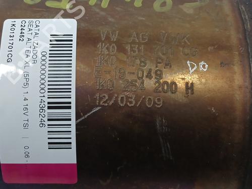 Catalyst SEAT ALTEA XL (5P5, 5P8) 1.4 TSI | BP17905911M10 