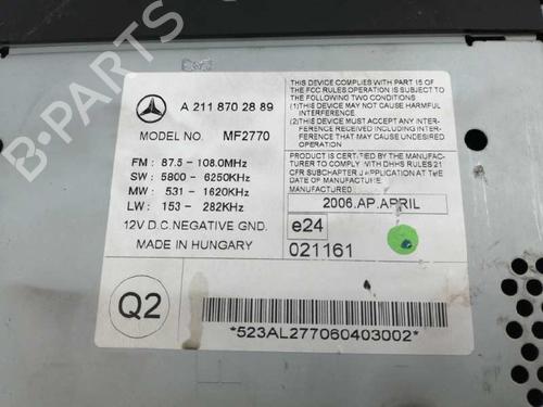 Radio MERCEDES-BENZ E-CLASS (W211) E 280 (211.054) | BP7949026E6 