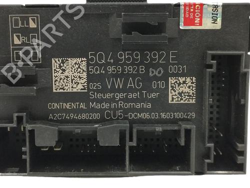 Electronic module VW GOLF VII (5G1, BQ1, BE1, BE2)  | BP16955265M83 
