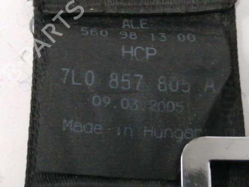 Rear left seatbelt VW TOUAREG (7LA, 7L6, 7L7) 3.0 V6 TDI | BP9182676I29 