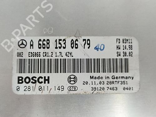 Engine control unit (ECU) MERCEDES-BENZ VANEO (414) 1.7 CDI (414.700) | BP39666920M57  - Image 6