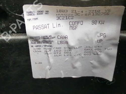 AC-Styringsenhed/Manøvreenhed VW PASSAT B6 (3C2) 1.4 TSI | BP23454554I5 
