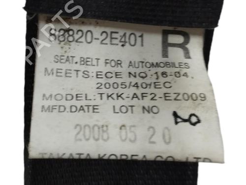 Front right seatbelt HYUNDAI TUCSON (JM) 2.0 CRDi | BP17696406I25 