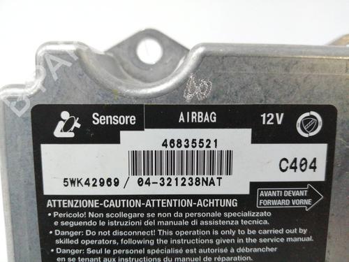 Kollisjonspute styreenhet FIAT STILO (192_) 1.9 D Multijet | BP11851413M53 
