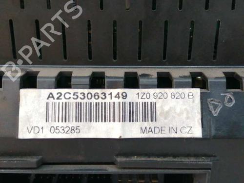Instrument cluster SKODA OCTAVIA II (1Z3) 2.0 FSI | BP9692872C47