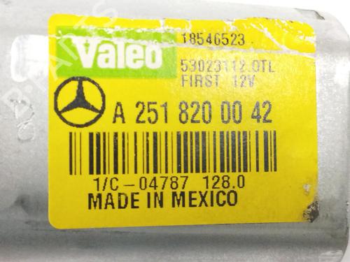 Rear wiper motor MERCEDES-BENZ M-CLASS (W164) ML 300 CDI 4-matic (164.121) | BP12427157M102 