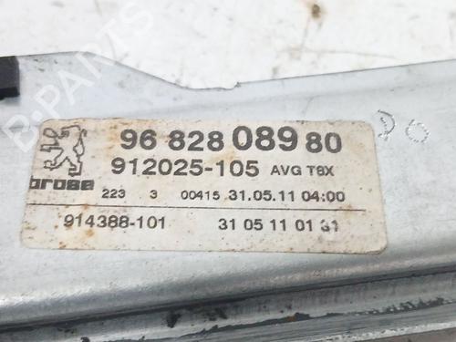 Front left window mechanism PEUGEOT 3008 I MPV (0U_) 1.6 THP | BP29591419C22 