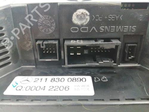 Climate control MERCEDES-BENZ E-CLASS (W211) E 280 (211.054) | BP7949033I5 