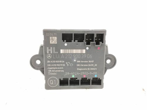 Used Electronic module MERCEDES-BENZ E-CLASS (W212) E 300 Hybrid / BlueTEC Hybrid (212.098) (204 hp) 11722653