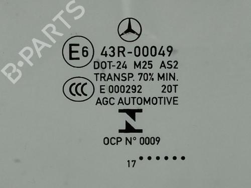 Front right door window MERCEDES-BENZ A-CLASS (W176) A 200 CDI / d (176.008) | BP17773433C19 