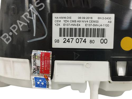 Instrument cluster PEUGEOT 2008 I (CU_) 1.5 BlueHDI 120 | BP12443039C47 