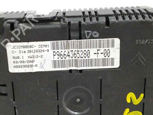 Instrument cluster CITROËN C4 Picasso I MPV (UD_) 2.0 HDi 138 | BP26657862C47 