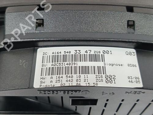 Instrument cluster MERCEDES-BENZ GL-CLASS (X164) GL 320 CDI 4-matic (164.822) | BP30733814C47 