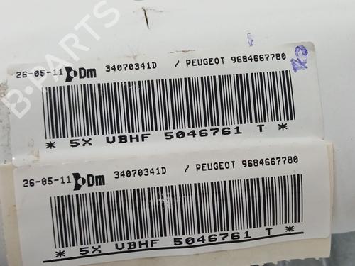 Right curtain airbag PEUGEOT 3008 I MPV (0U_) 1.6 THP | BP29592532C12 