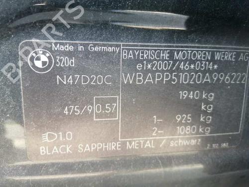 Rear left seatbelt BMW 3 (E90)  | BP10484937I29 