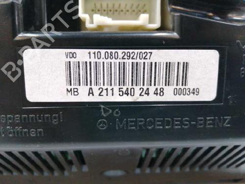 Instrument cluster MERCEDES-BENZ E-CLASS (W211)  | BP9125232C47 